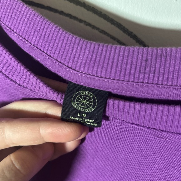 Urban Outfitters Purple Find The Future Sweatshirt Womens Size Large - Picture 4 of 8